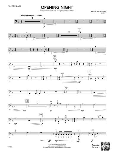 Opening Night: String Bass