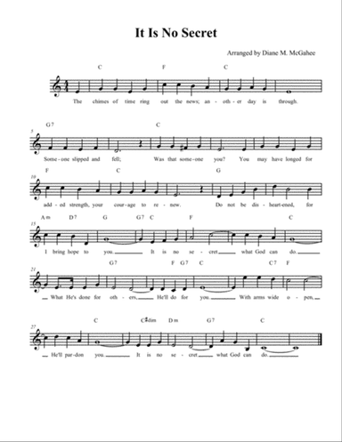 It Is No Secret (what God Can Do)