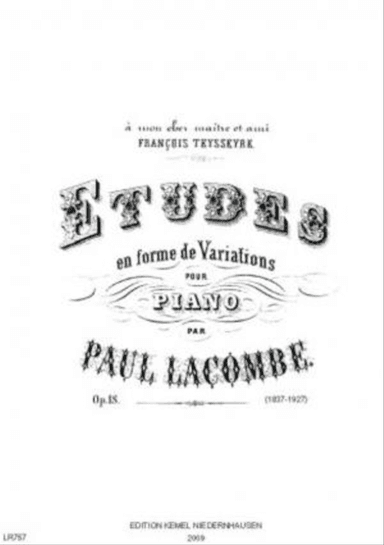 Etudes en forme de variations