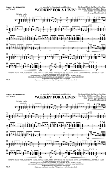Workin' for a Livin': Tonal Bass Drum