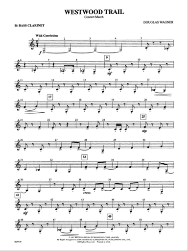 Westwood Trail: B-flat Bass Clarinet