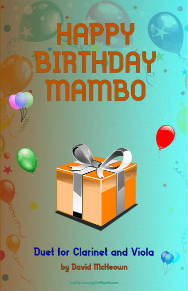 Happy Birthday Mambo for Clarinet and Viola Duet