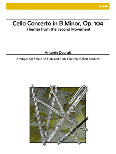 Cello Concerto in B minor, Op. 104 for Flute Choir