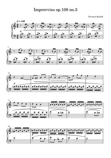 Improvviso Op.108 No.3