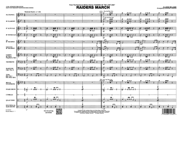 Raiders March (arr. Johnnie Vinson) - Full Score