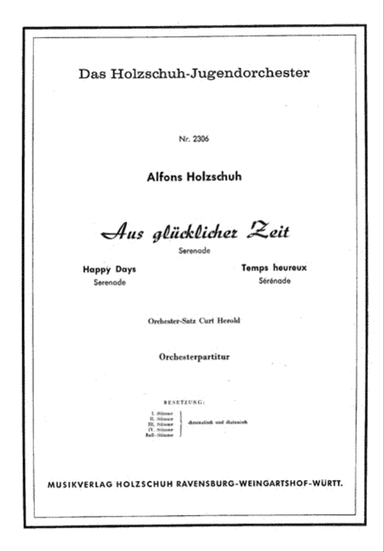 Aus glücklicher Zeit