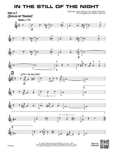 In the Still of the Night: 1st F Horn