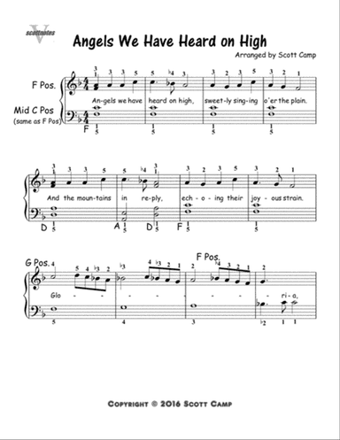 Angels We Have Heard on High (First Year Piano Students)