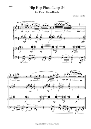 Hip Hop Piano Loop 54