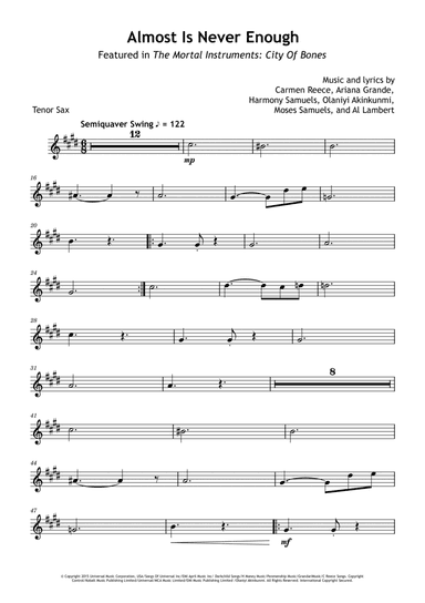 Almost Is Never Enough