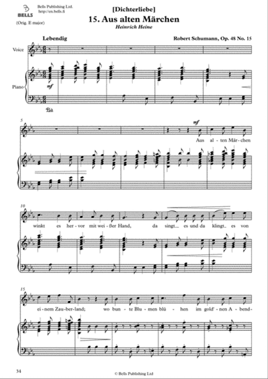 Aus alten Marchen, Op. 48 No. 15 (E-flat Major)
