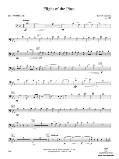 Flight of the Piasa: 1st Trombone