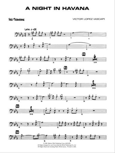 A Night in Havana: 3rd Trombone