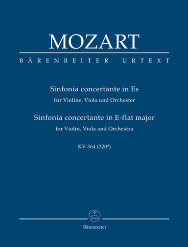 Sinfonia concertante for Violin, Viola and Orchestra E flat major, KV 364 (320d)