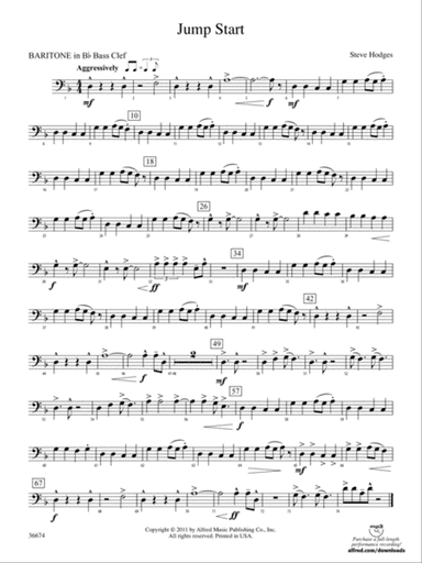 Jump Start: (wp) B-flat Baritone B.C.
