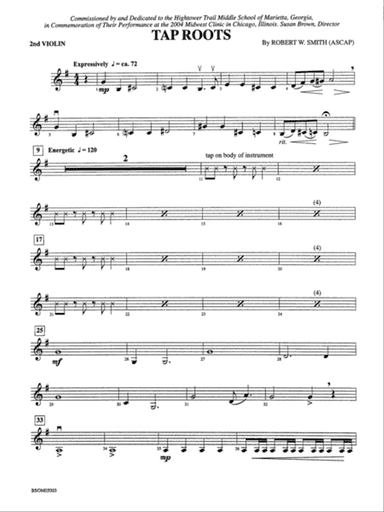 Tap Roots: 2nd Violin