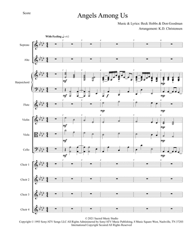 Angels Among Us - Score Only