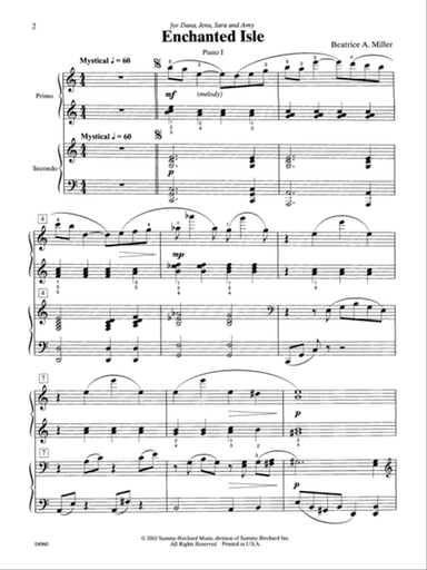Enchanted Isle - Piano Quartet (2 Pianos, 8 Hands)