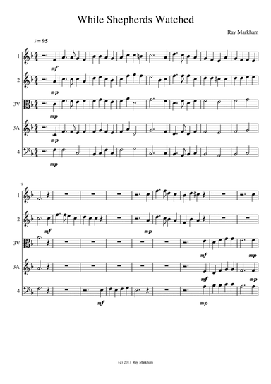 While Shepherds Watched