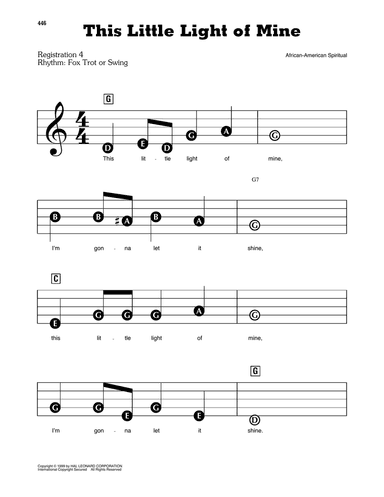 This Little Light Of Mine