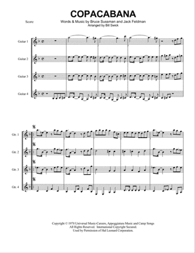 Copacabana (At The Copa)