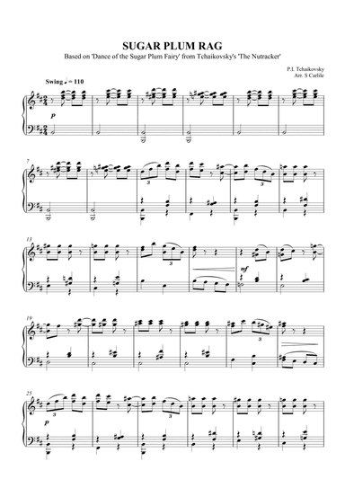 Sugar Plum Rag (Based on 'Dance of the Sugar Plum Fairy')