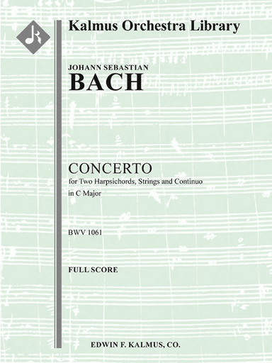 Concerto for Two Harpsichords in C, BWV 1061