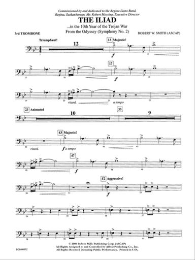 The Iliad (from The Odyssey (Symphony No. 2)): 3rd Trombone
