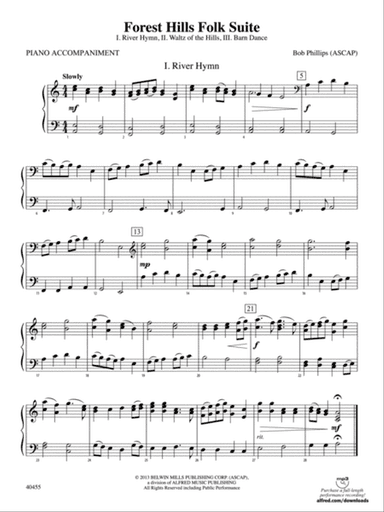 Forest Hills Folk Suite: Piano Accompaniment