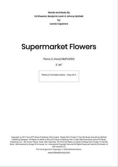 Supermarket Flowers