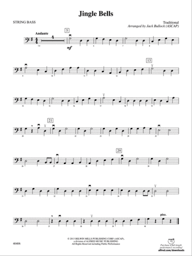 Jingle Bells: String Bass