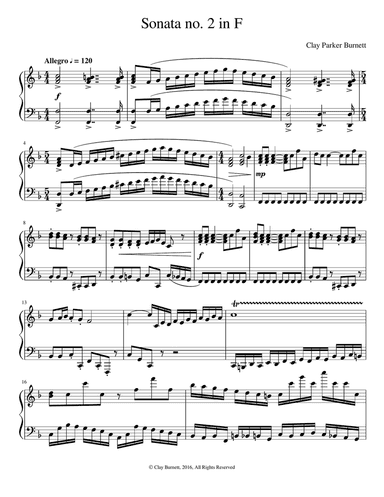 Sonata no. 2 in F major