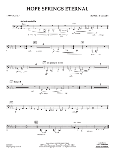 Hope Springs Eternal - Trombone 3