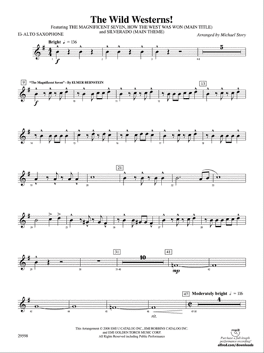 The Wild Westerns!: E-flat Alto Saxophone