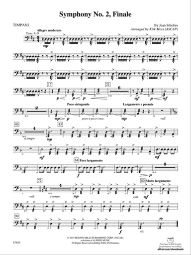 Symphony No. 2, Finale: Timpani