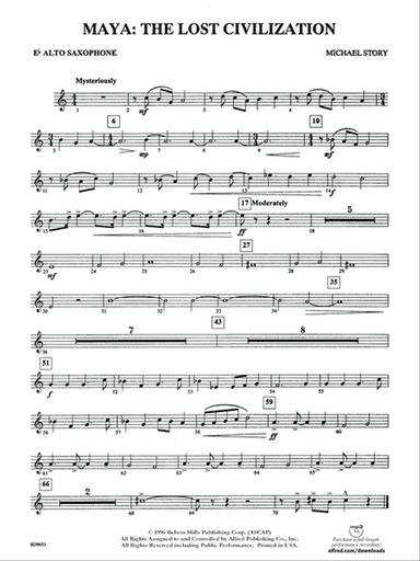 Maya: The Lost Civilization: E-flat Alto Saxophone