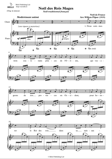 Noel de Rois Mages (G minor)