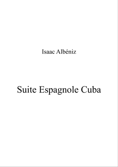 Suite Espagnole Cuba
