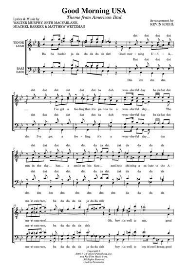 American Dad - Main Title Theme (good Morning U.s.a.)