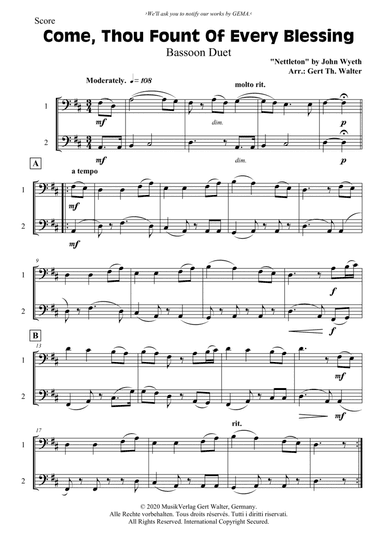 Come, Thou Fount Of Every Blessing