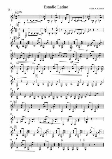 Estudio Latino Guitar 1 part