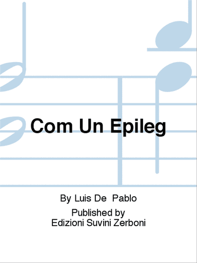 Com Un Epileg