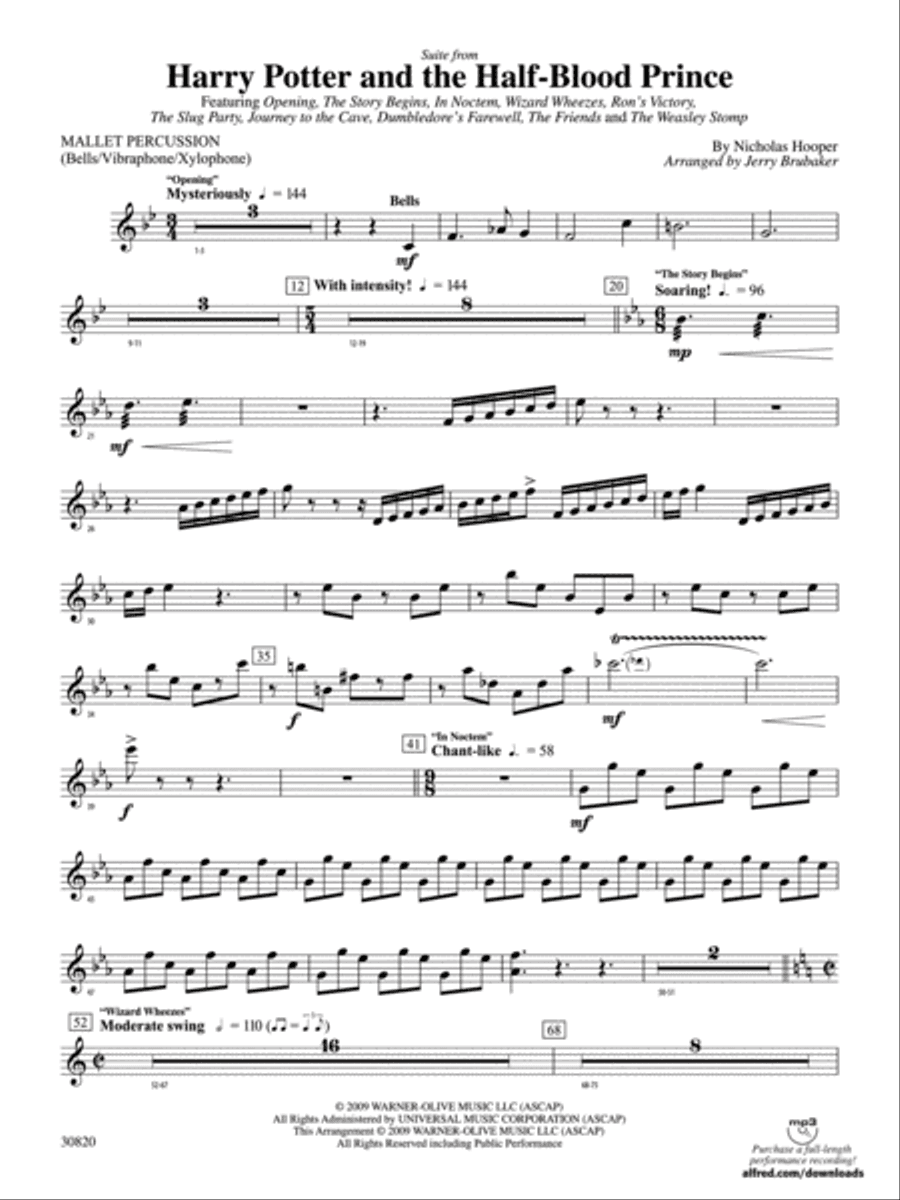 Harry Potter and the Half-Blood Prince, Suite from: Mallets