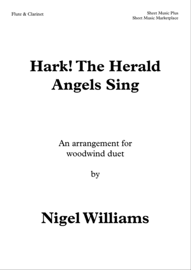 Hark! The Herald Angels Sing, Duet for Flute and Clarinet