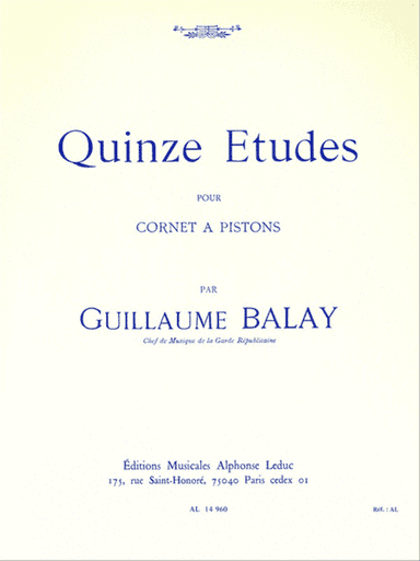 Quinze Etudes pour Cornet A Pistons