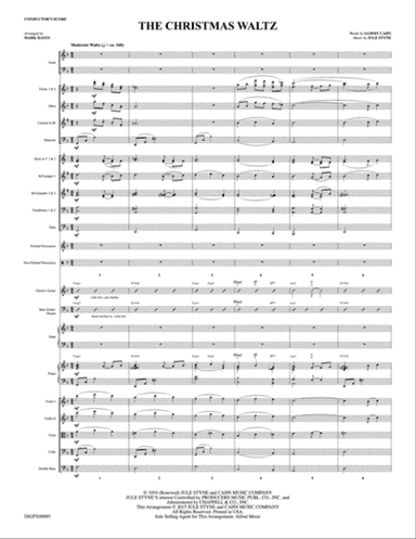 The Christmas Waltz: Score