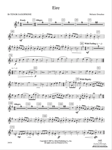 Eire: B-flat Tenor Saxophone