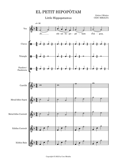EL PETIT HIPOPÒTAM Orff