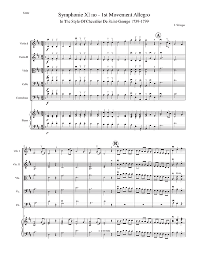Symphonie XI - 1st Movement - Allegro