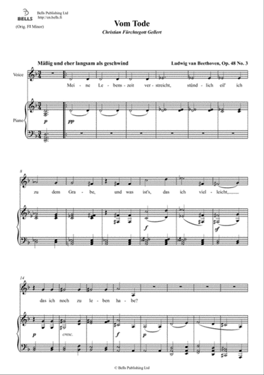Vom Tode, Op. 48 No. 3 (D minor)
